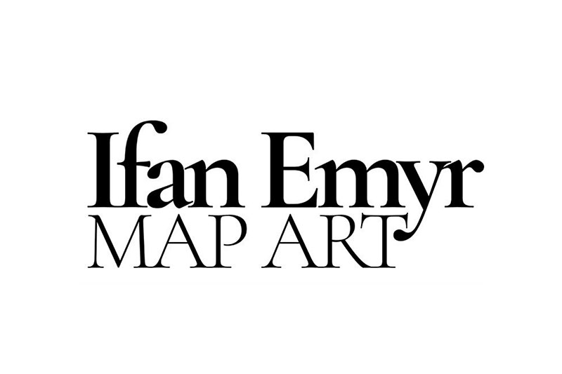 Ifan Emyr Map Art logo
