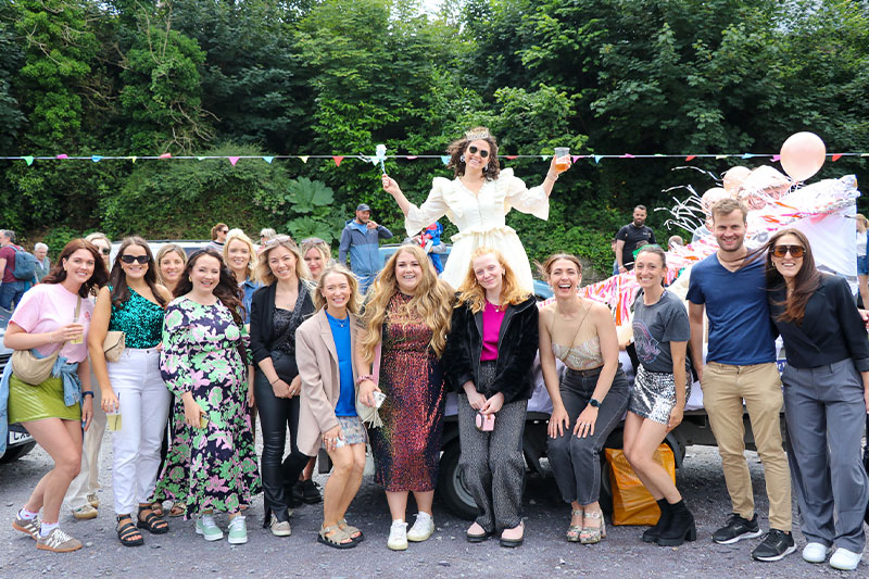 Group of women and a 